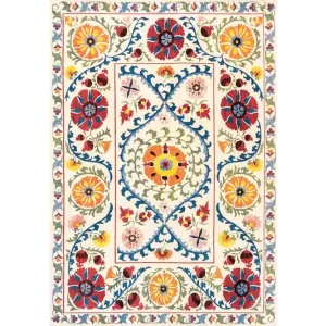 Vloerkleed Origine 9728 Antiquarian Suzani | Louis de Poortere Fabrieksprijs